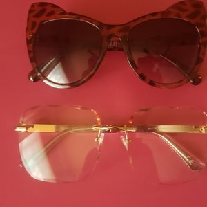 2 pairs of sunglasses